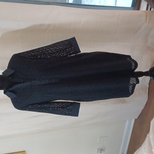 Talbots 2 piece eyelet dress